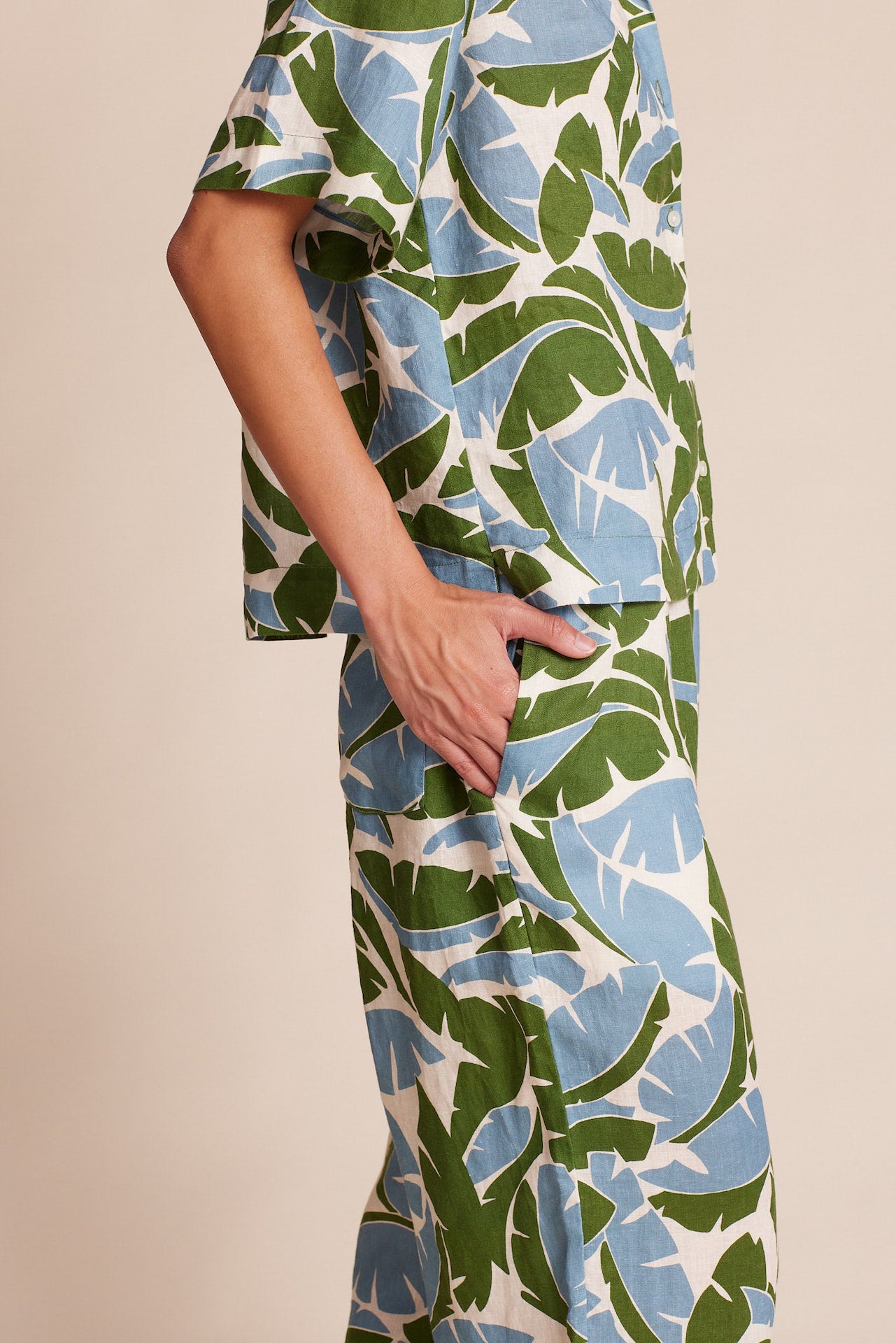 Willa Pant Plantain Leaf