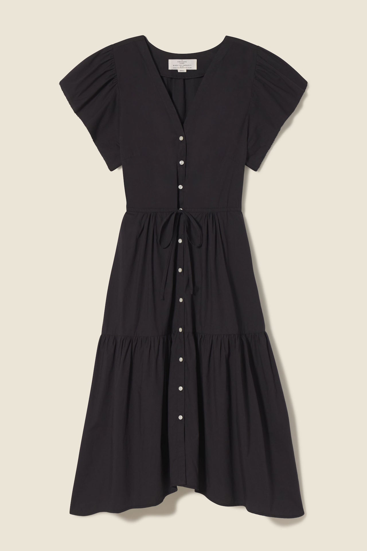 Trovata Women's Kristi Dress Black Poplin - Size S
