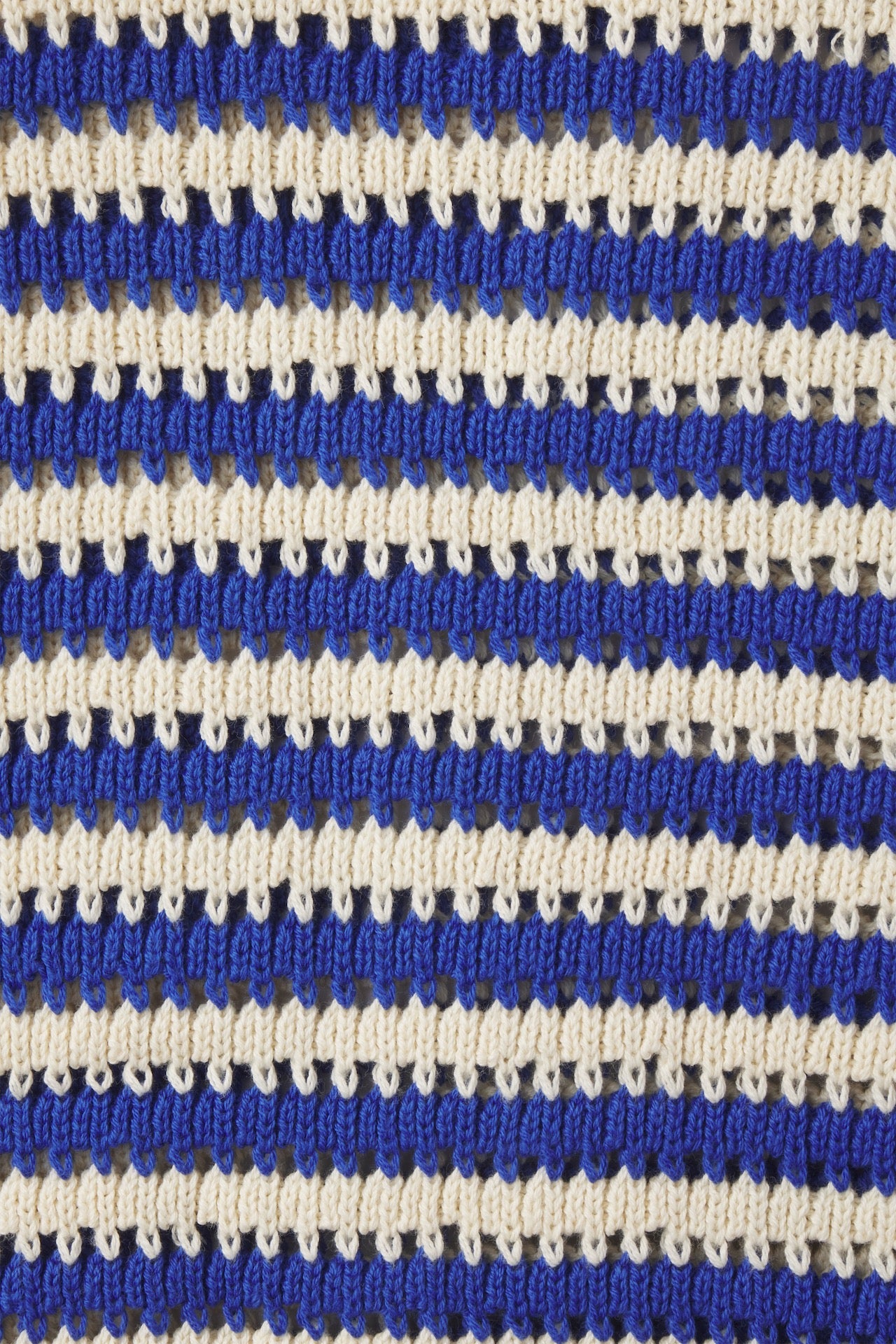 Jules Sweater T-Shirt Antique White with Blue Stripe