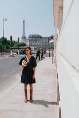 Gia Dress Inkwell Eyelet