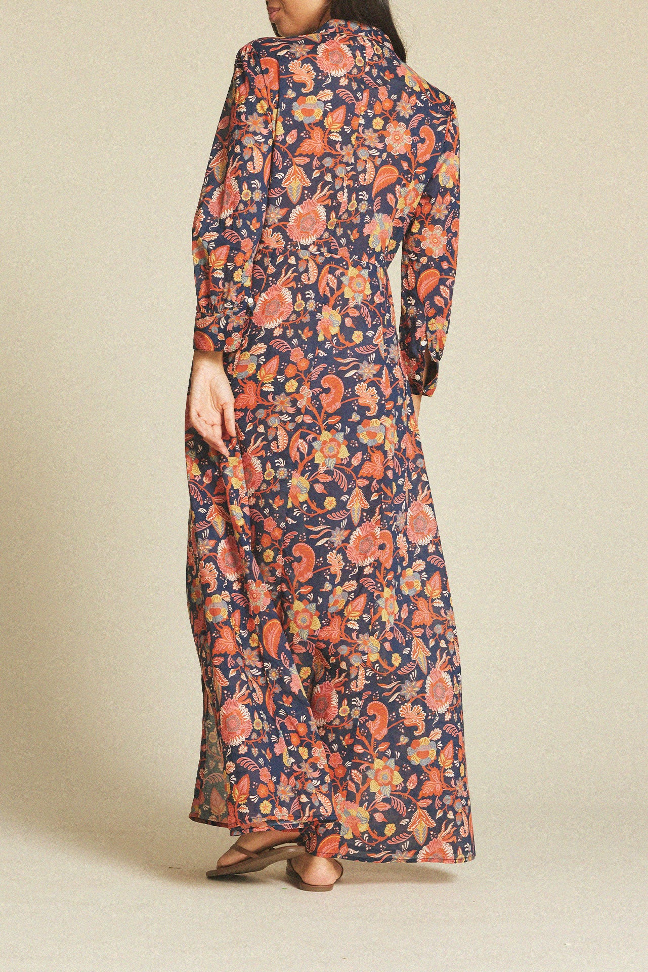 Eliot Dress Paisley Shore