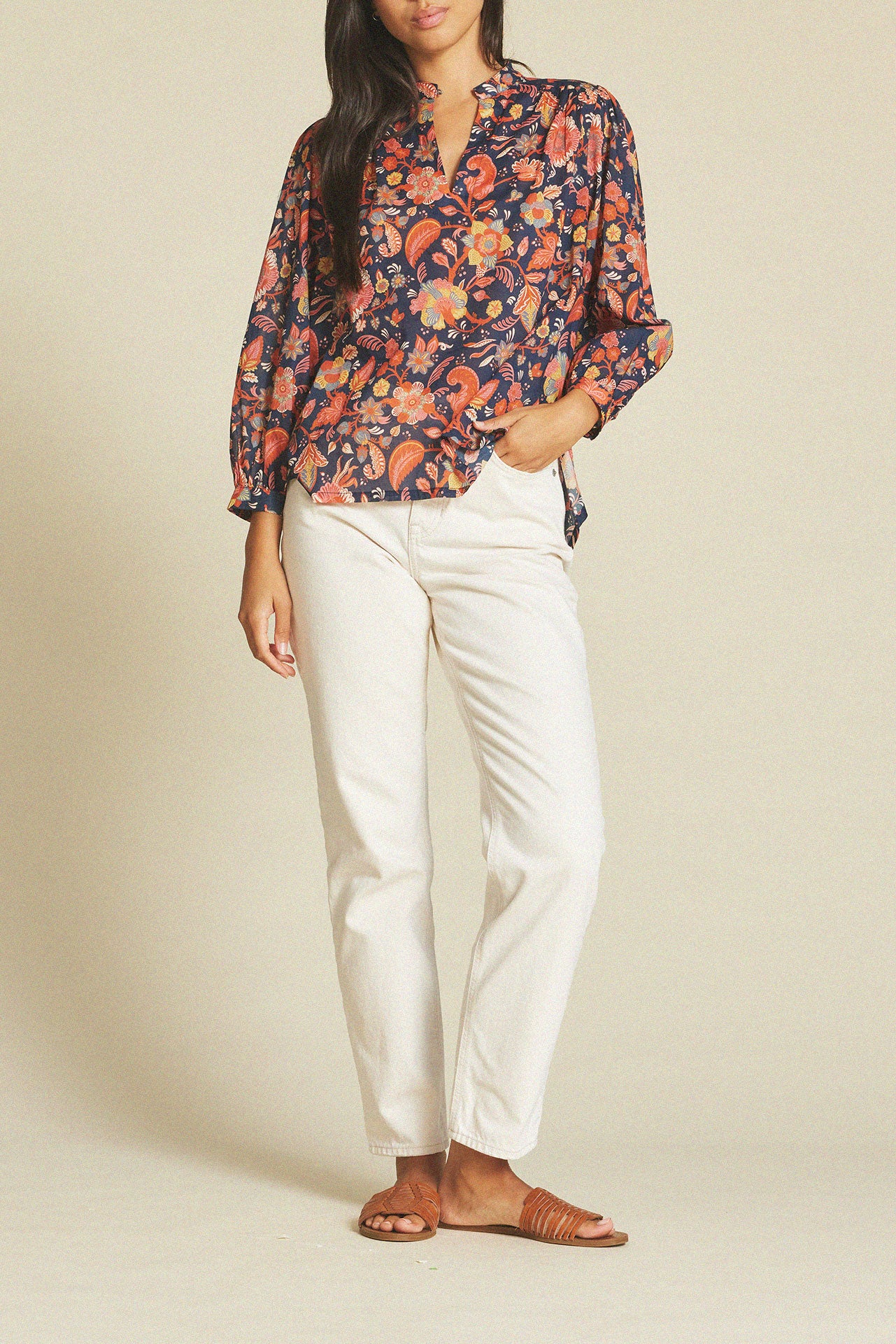Bailey Blouse Paisley Shore