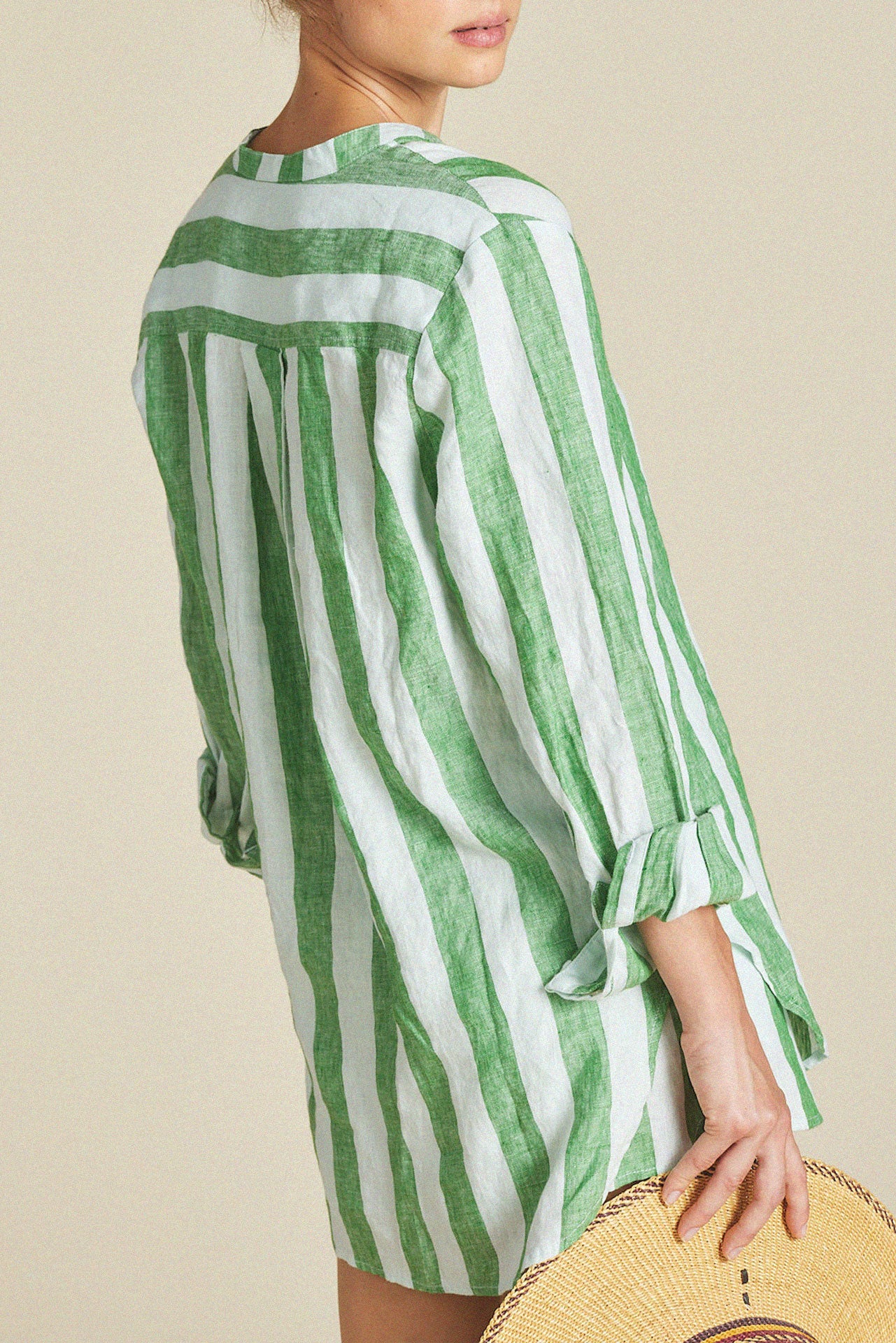 Tori Tunic Aloe Stripe