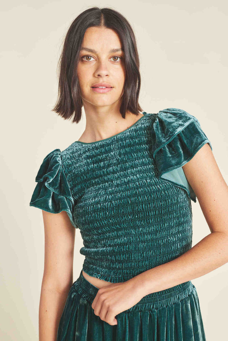 Cerise Top Ponderosa Velvet
