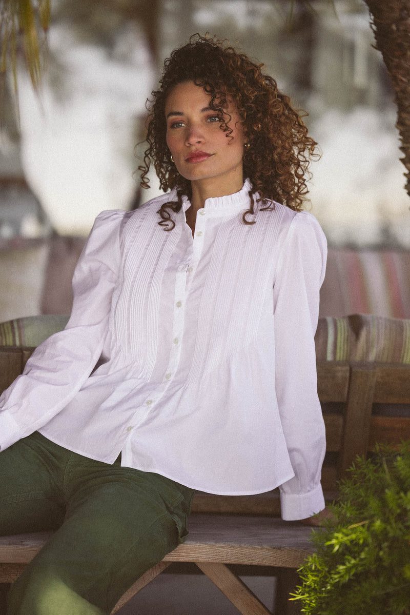 Hadleigh Blouse Classic White