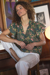 Clover Blouse Woodbine Cluster