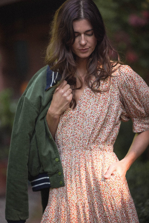 Arden Dress Bellflower Ditsy