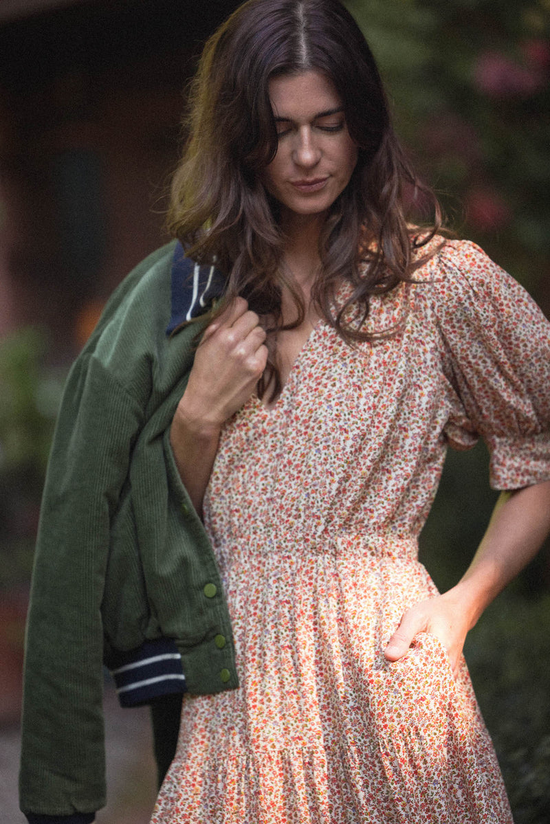 Arden Dress Bellflower Ditsy