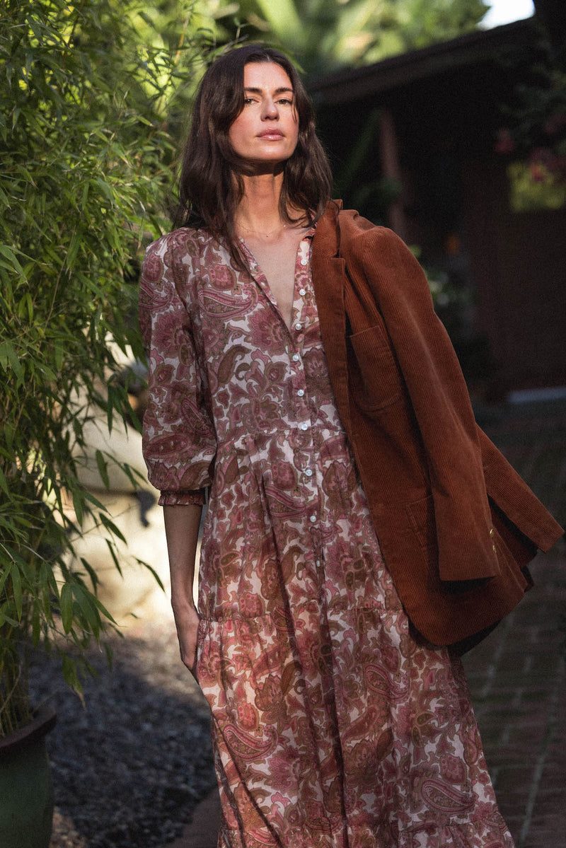 Martina Dress Autumn Paisley
