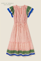 Kristine Dress Santorini Border