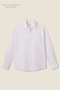 Blake Oversized Shirt White Cotton Twill