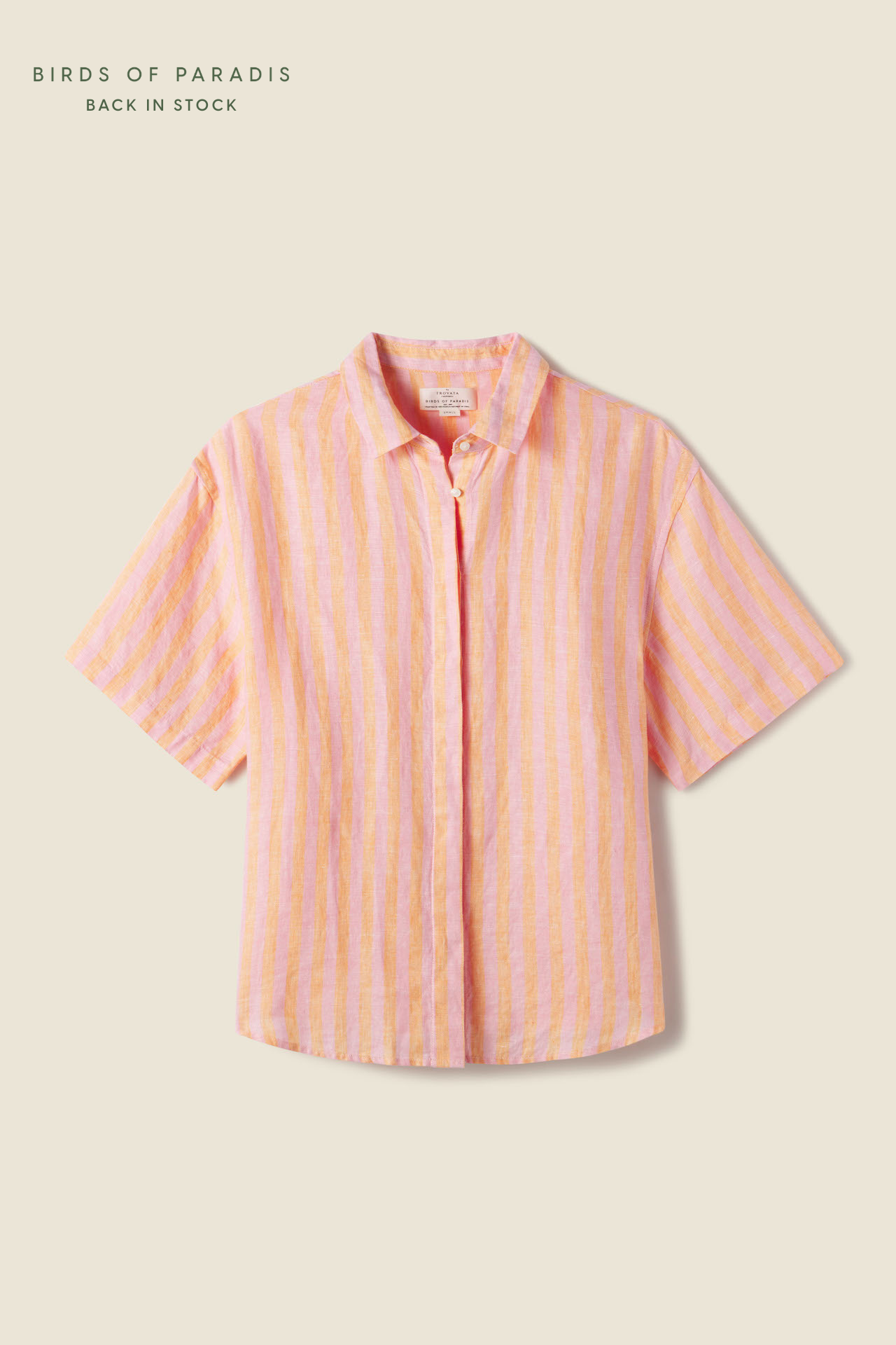 Sienna Shirt Creamsicle Stripe