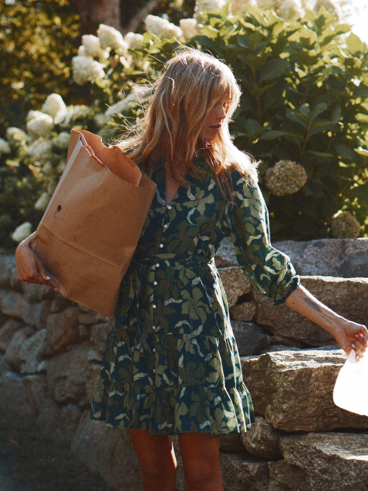 Celeste Dress Green Canopy