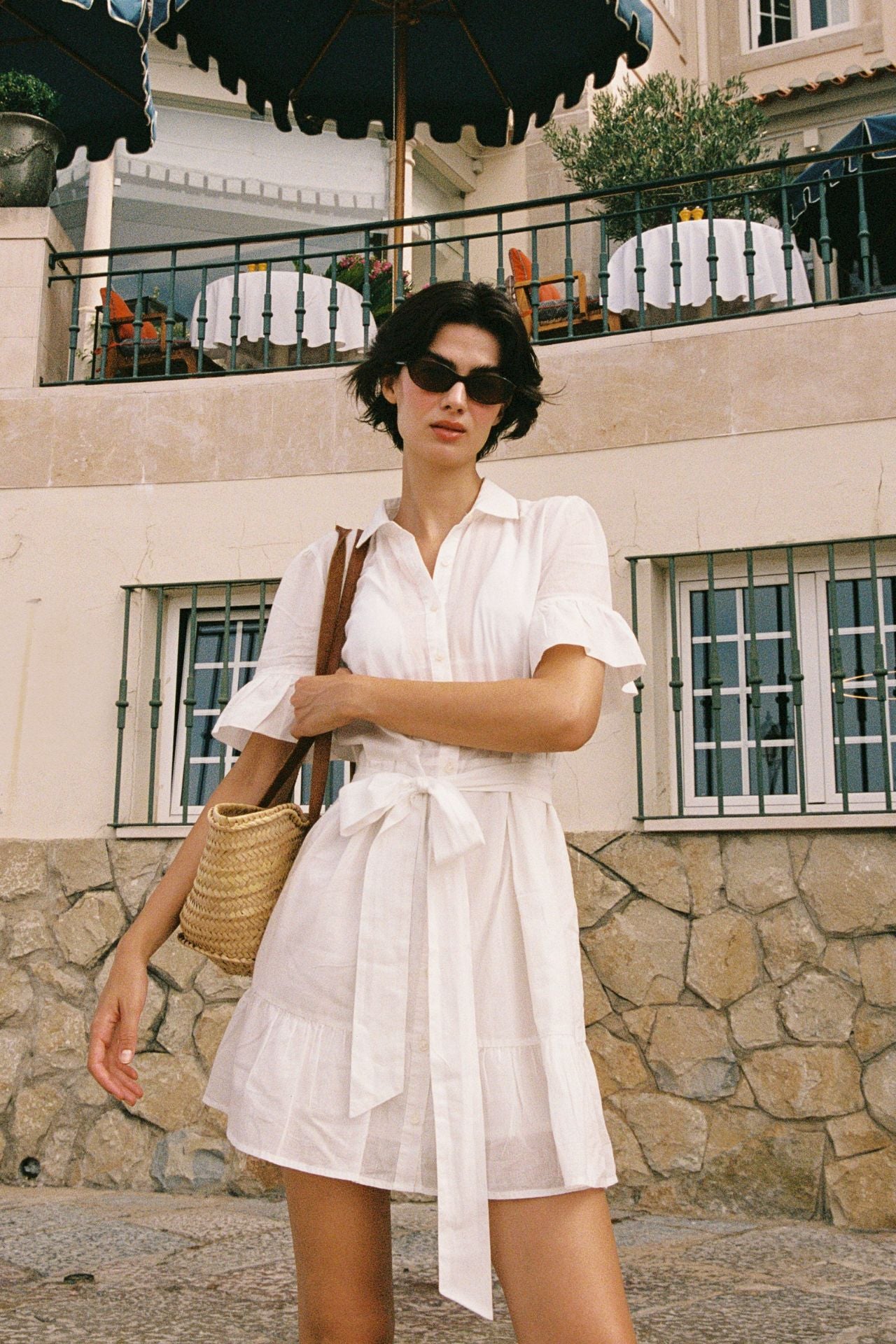 Martinique Dress White
