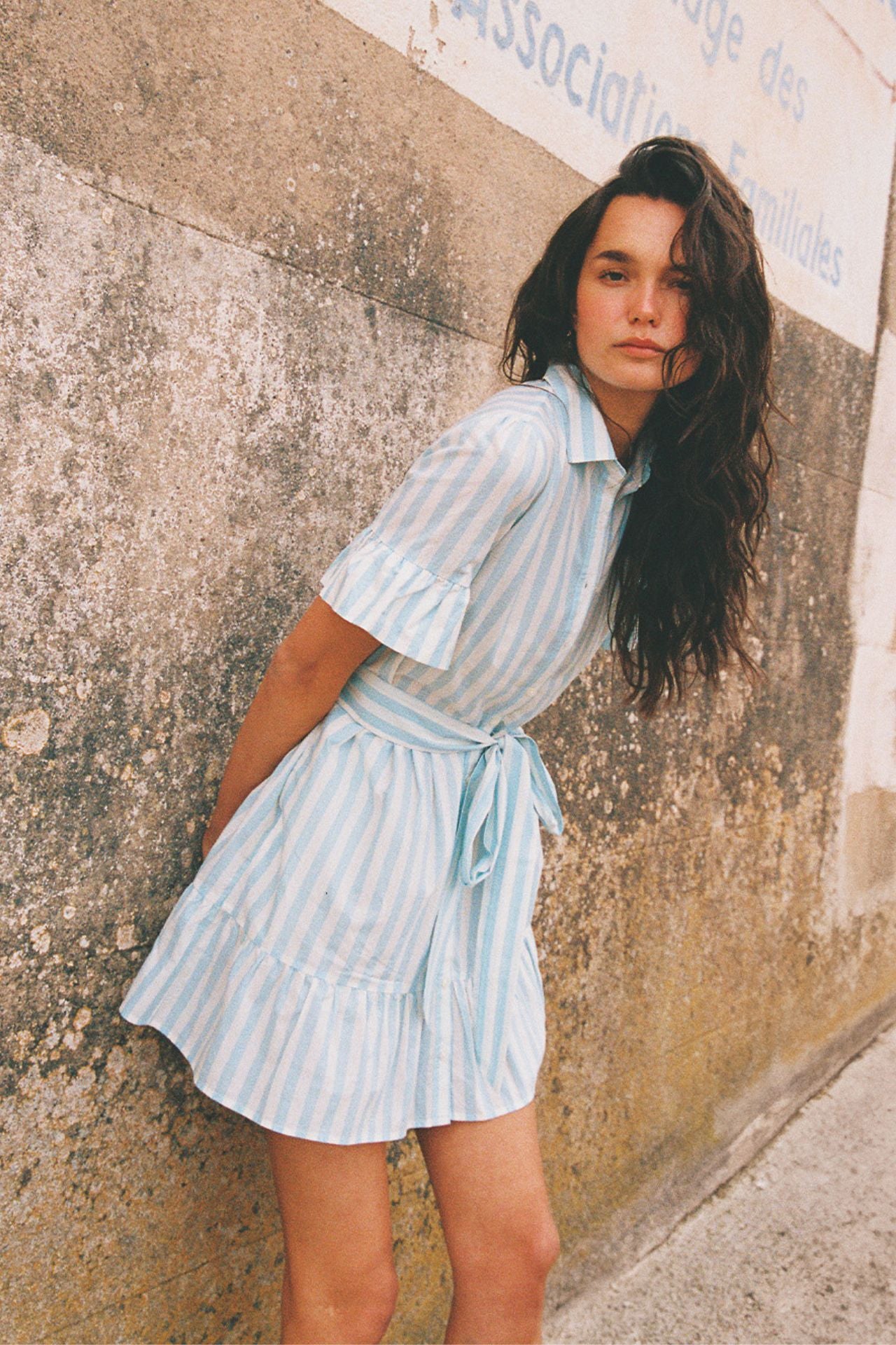Martinique Dress Isla Stripe