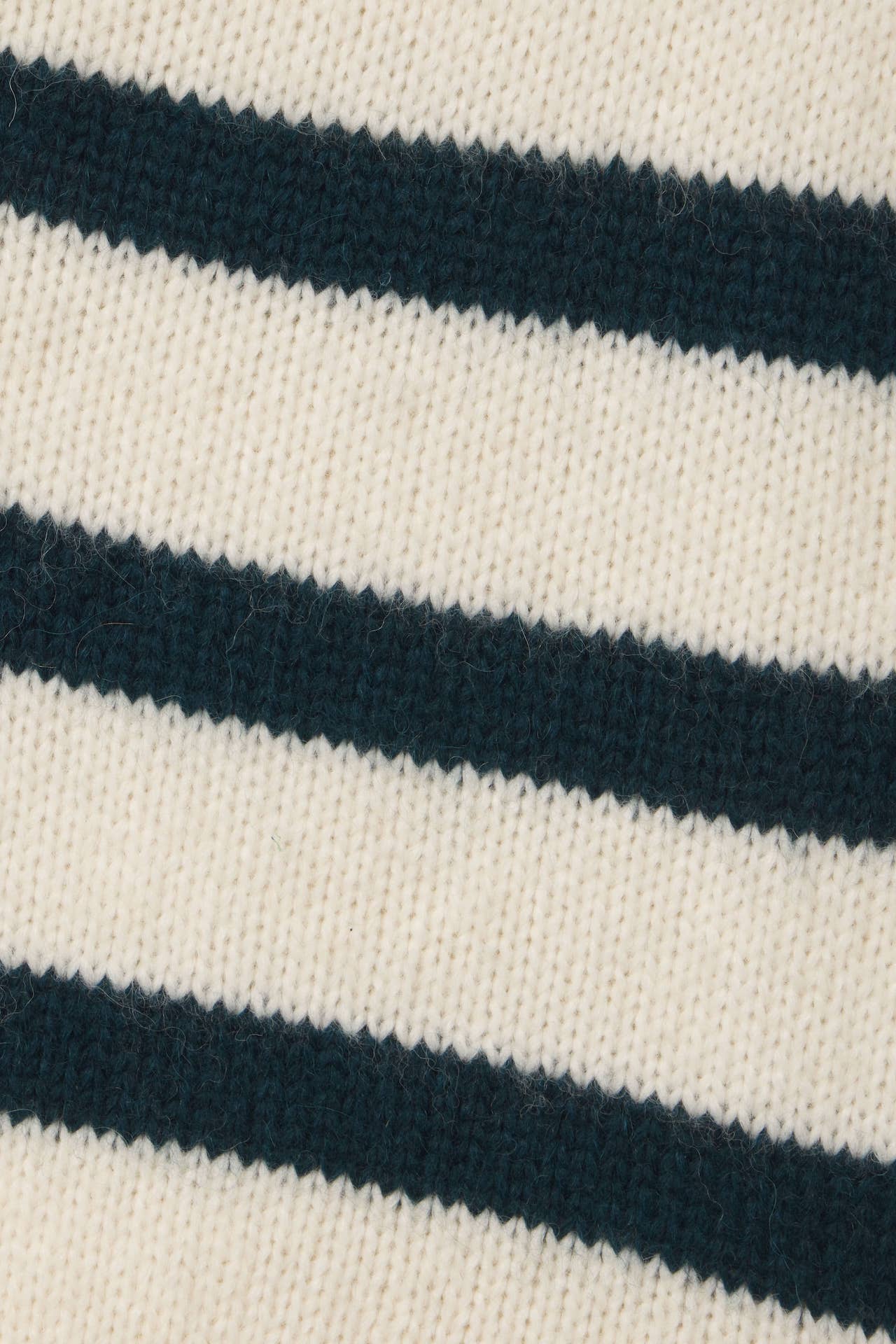 Juneau Sweater Teal Stripe