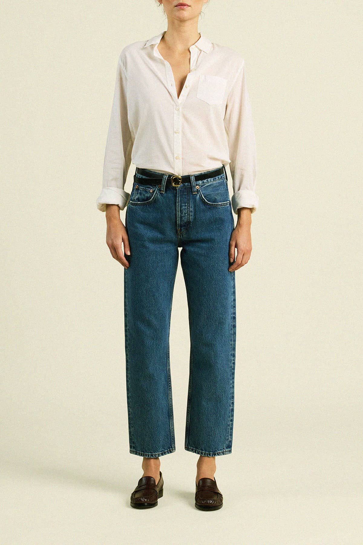 Grace Classic Shirt Antique White