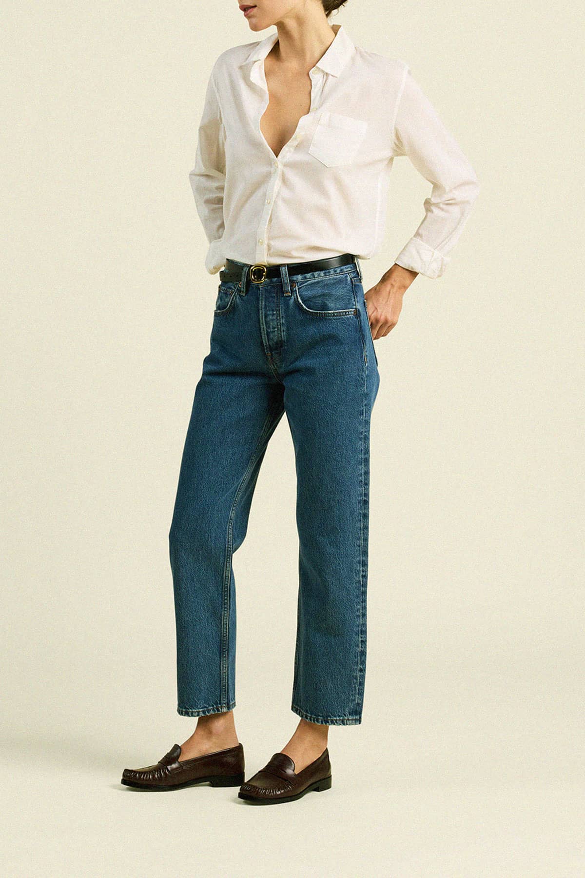 Grace Classic Shirt Antique White