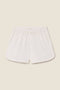 Lucille Short White Poplin