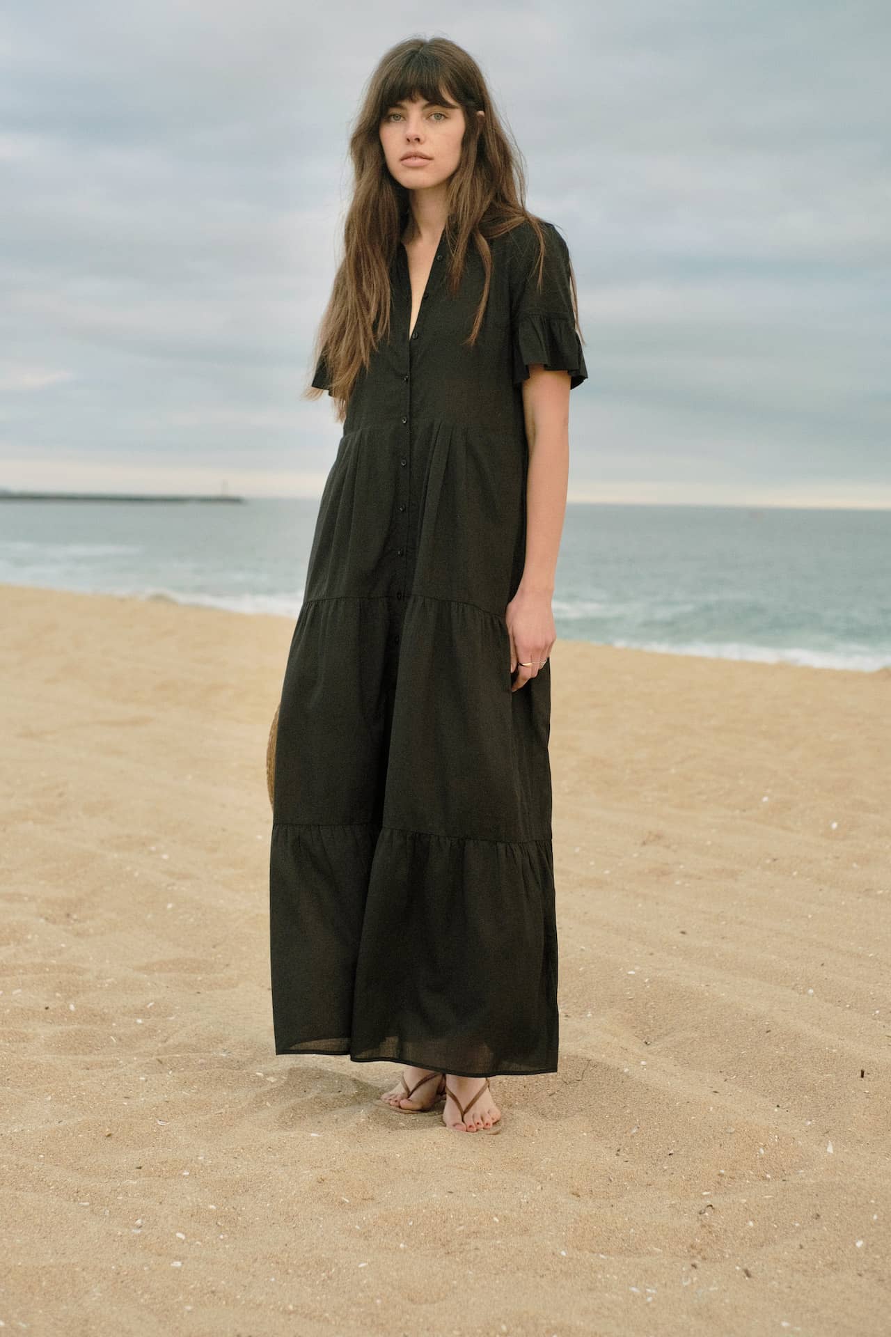 Martine Dress Black Voile