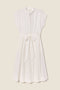 James Dress White Poplin