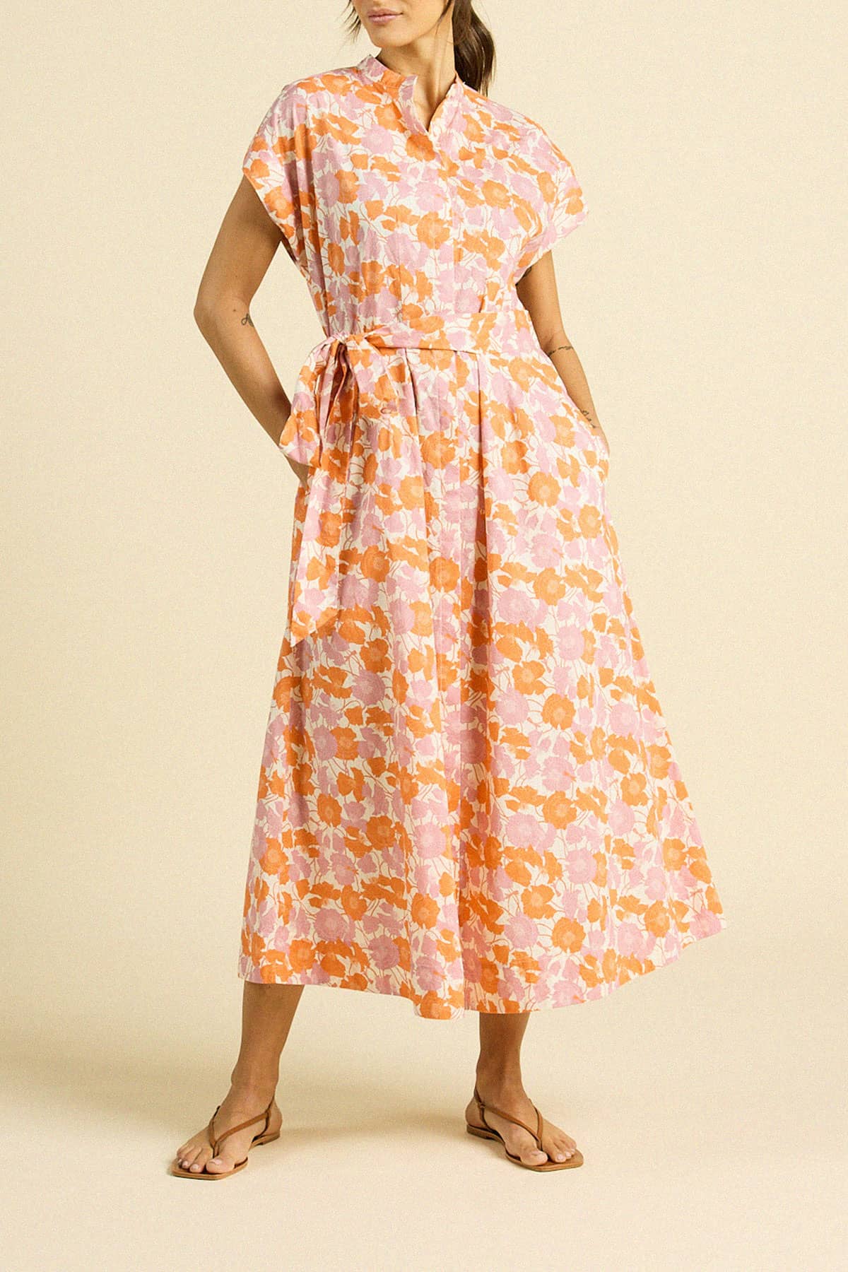 James Dress Poppy Dawn