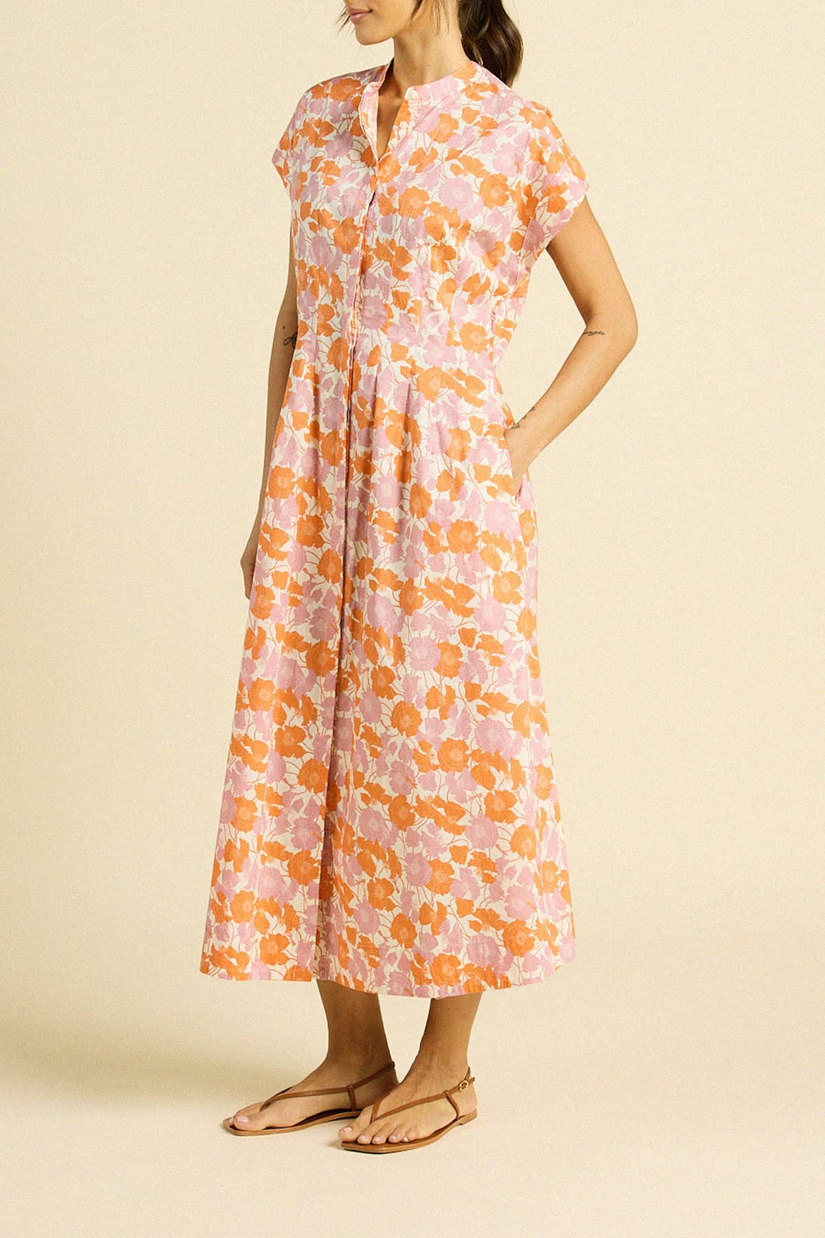 James Dress Poppy Dawn