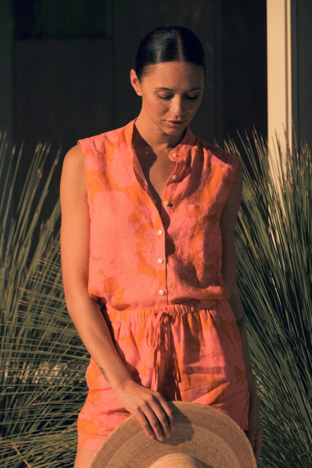 Eres Sleeveless Shirt Amberglow