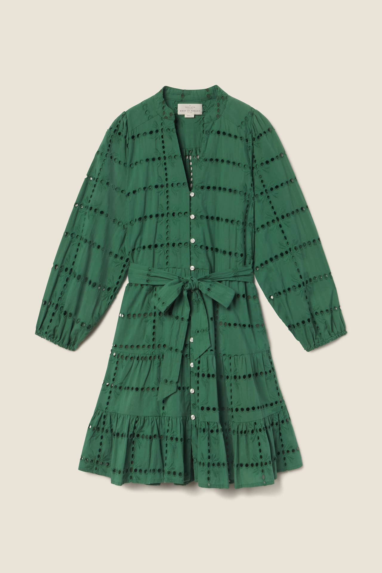 Celeste Dress Emerald Eyelet