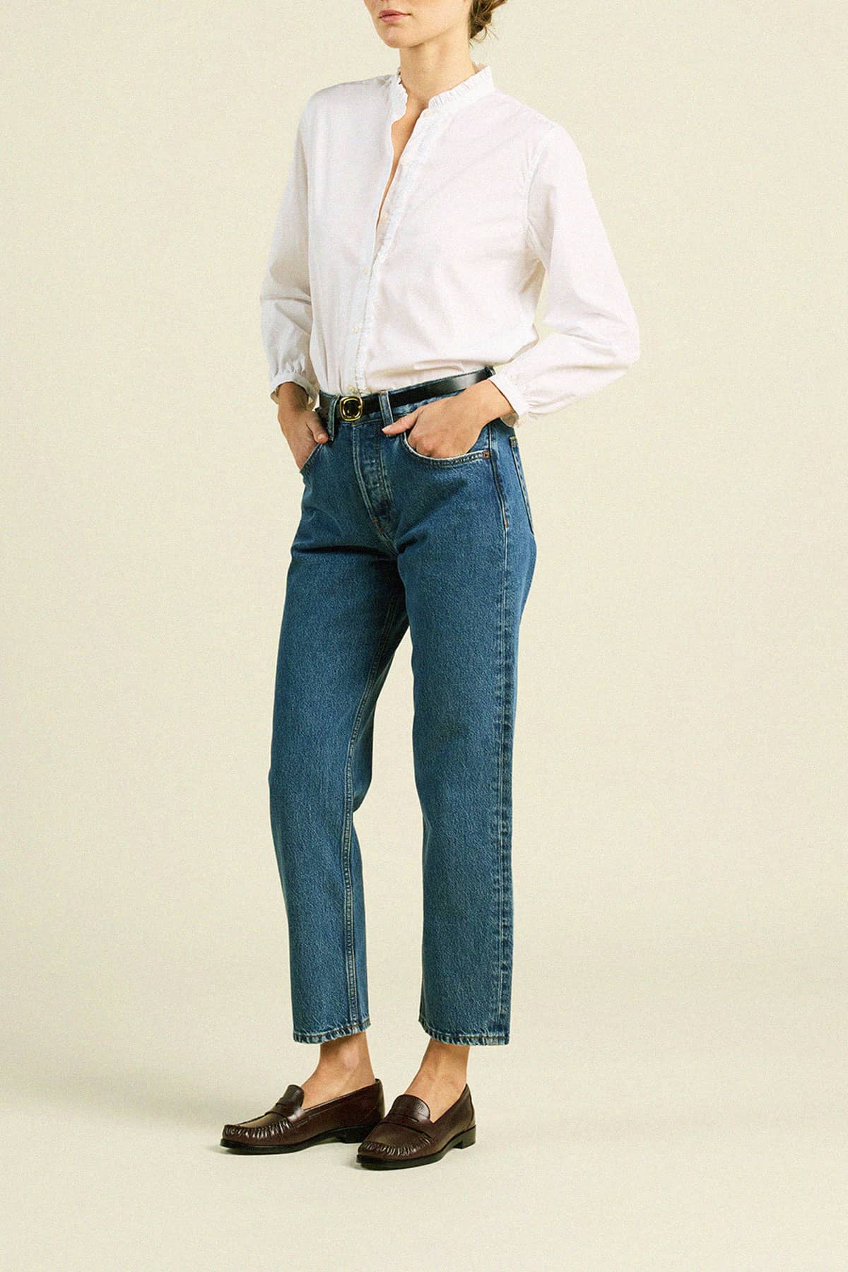 Helena Shirt White Poplin