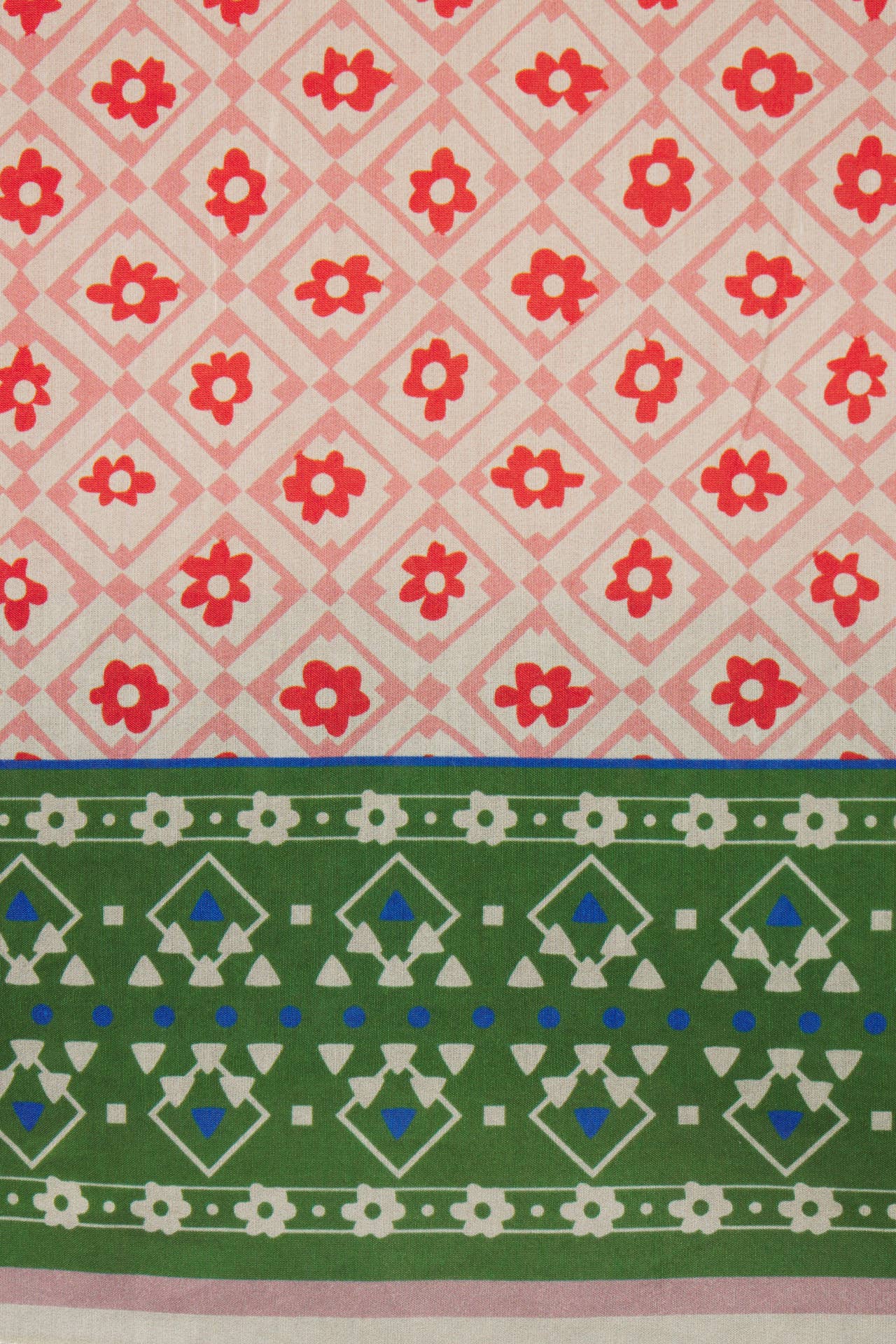 Vera Pant Santorini Border