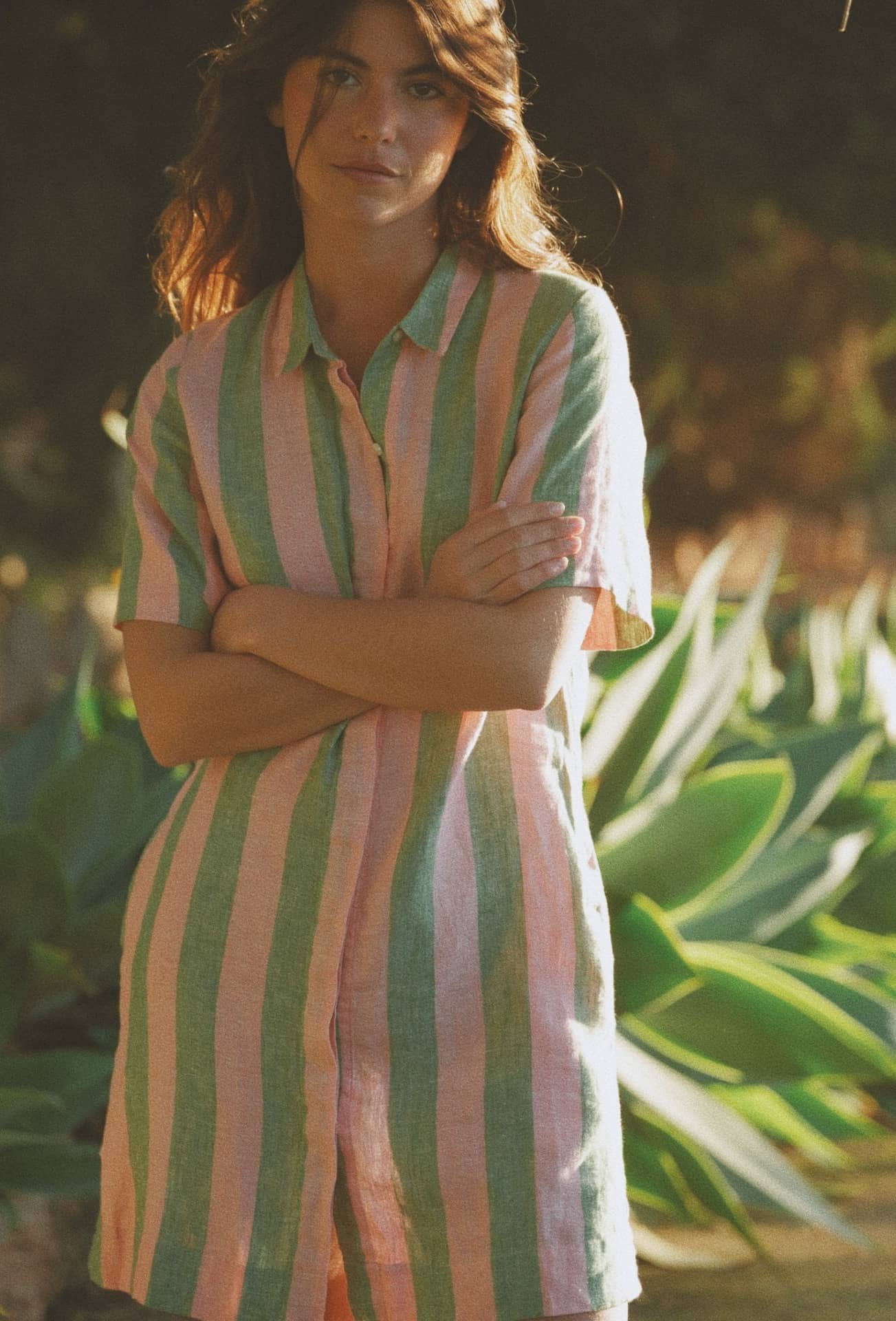 Dana Dress Watermelon Stripe