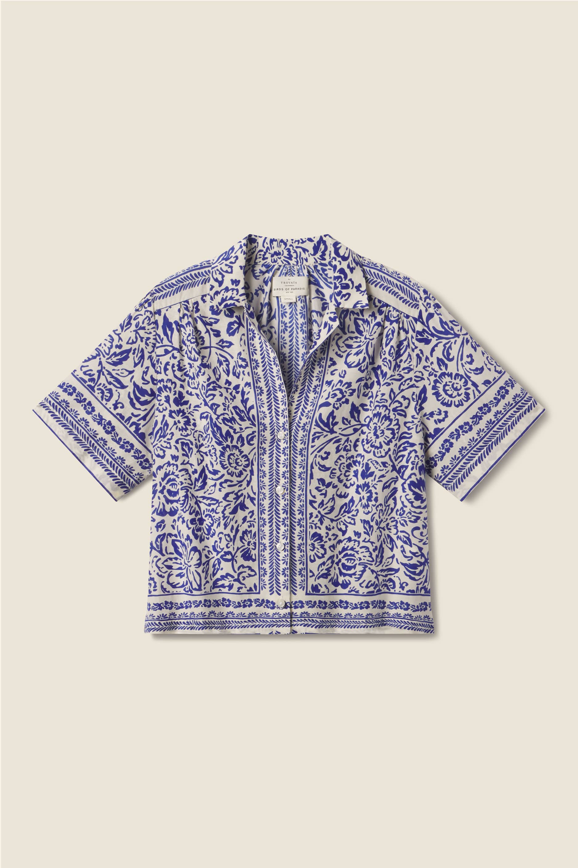 Helene Blouse Hydra Border