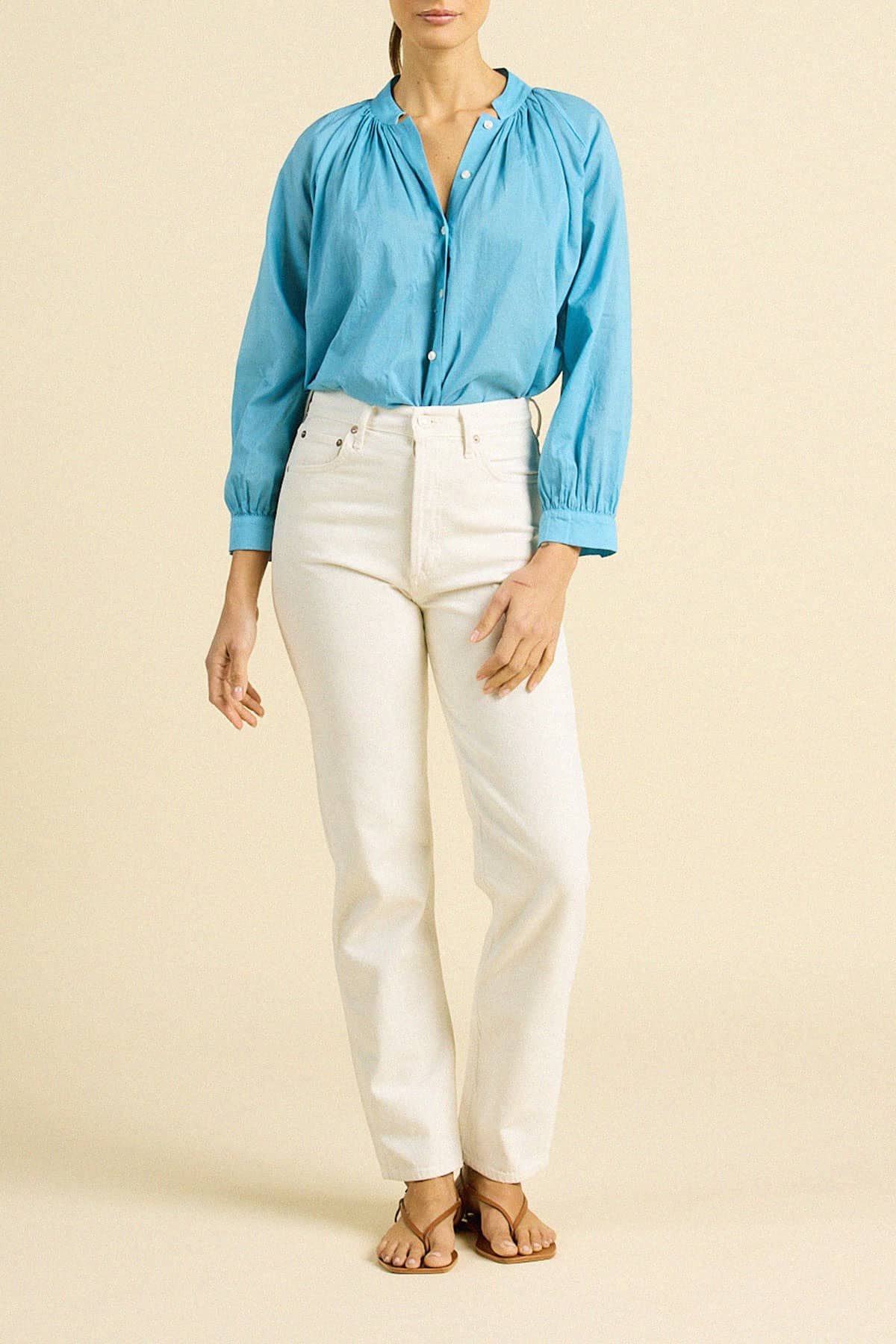 Mena Blouse Larkspur