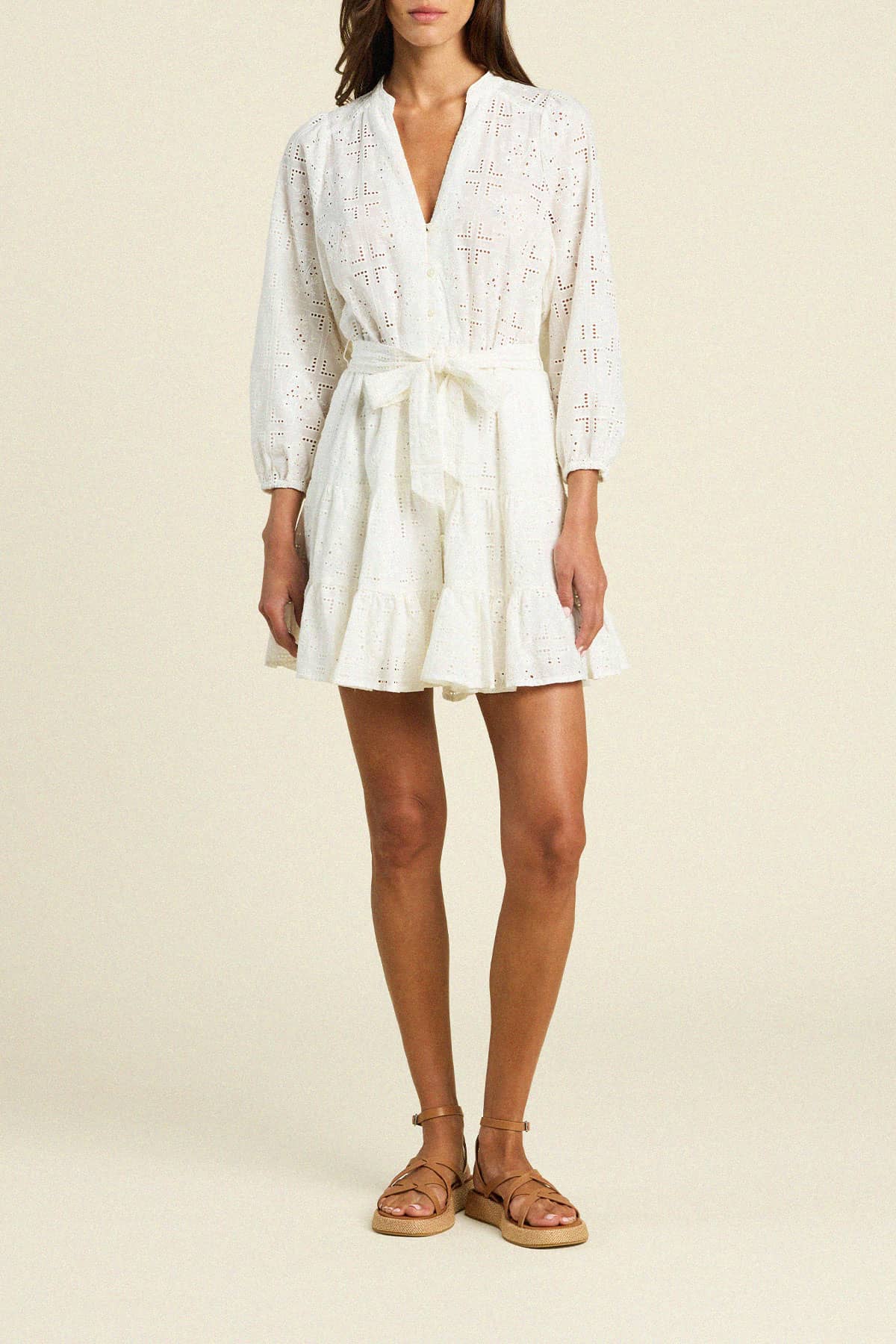 Celeste Dress Handkerchief Eyelet