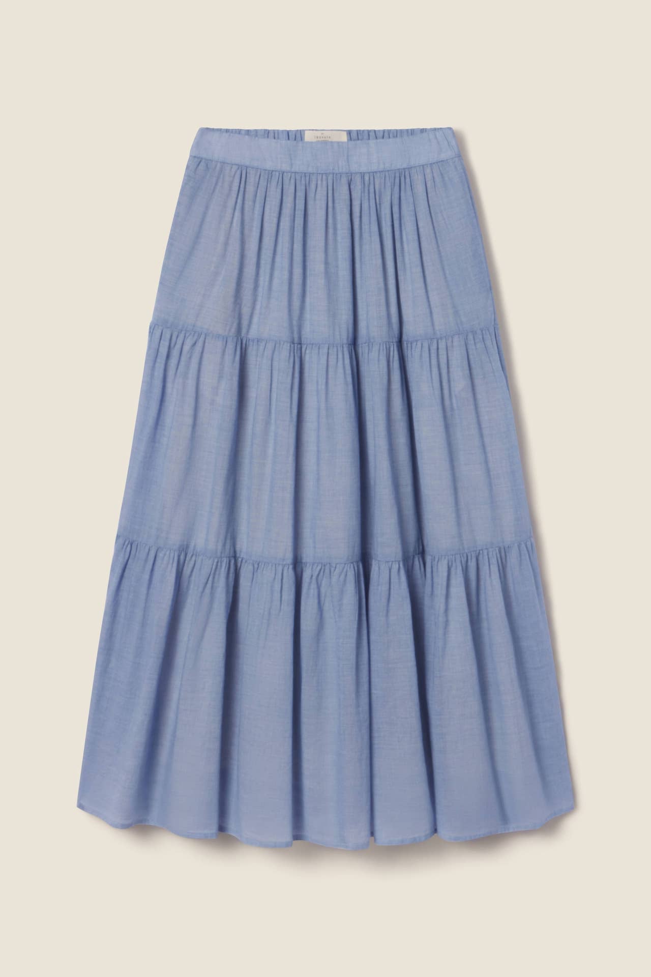 Makena Skirt Blue Houndstooth