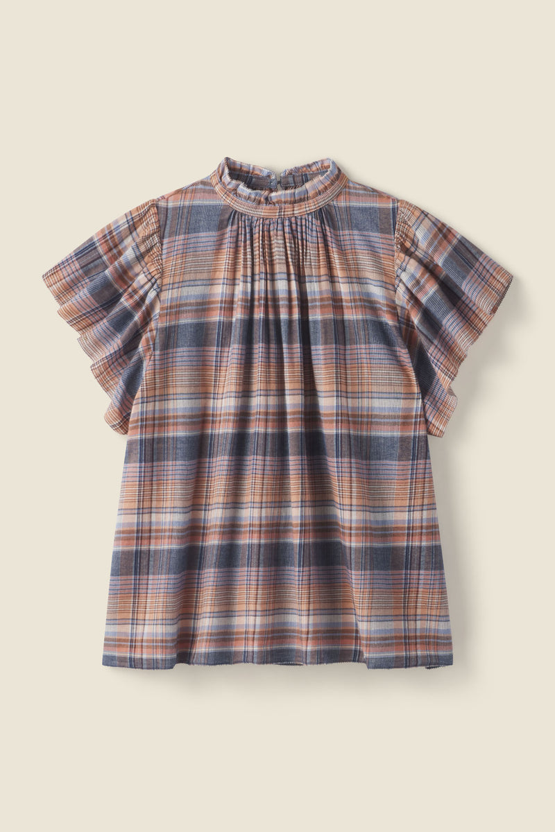 Carla Blouse Eclipse Plaid
