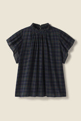 Carla Blouse Coachman Plaid