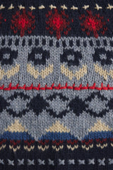 Kimi Oversized Fairisle Sweater Navy