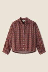 Lilly Blouse Cardinal Ditsy
