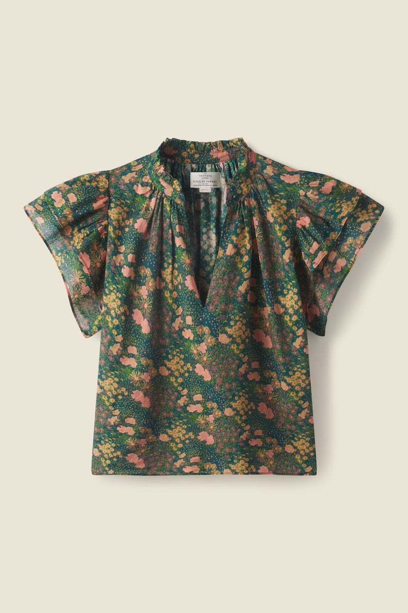 Clover Blouse Woodbine Cluster