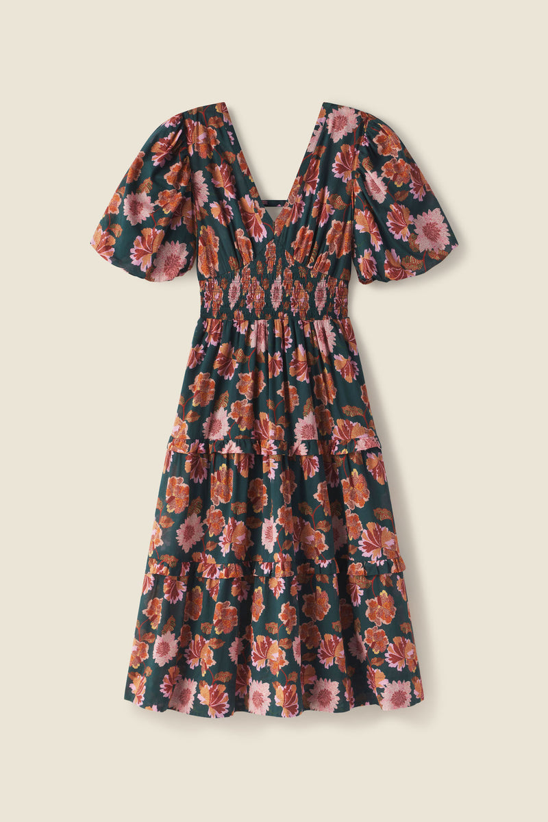 Nellie Dress Carnation Print