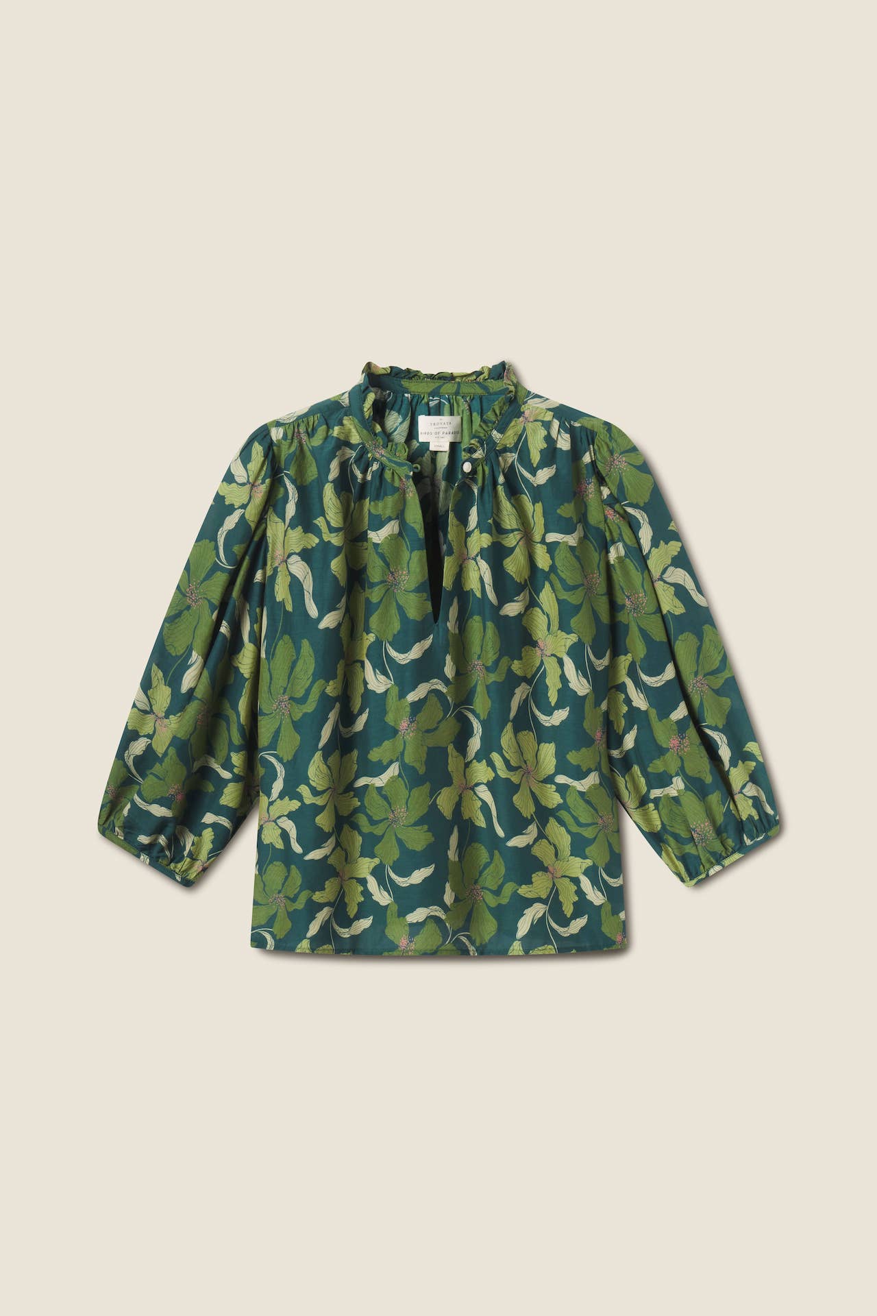 Orly Blouse Green Canopy