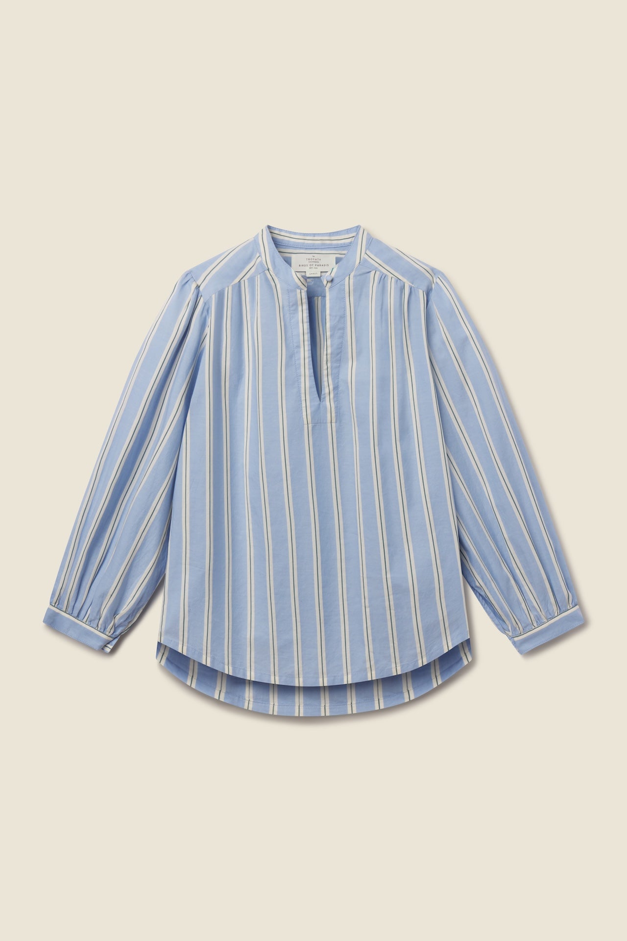 Trovata Bailey shirt in Tahoe Stripe, cotton