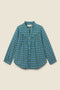 Ruth Shirt Fogline Plaid