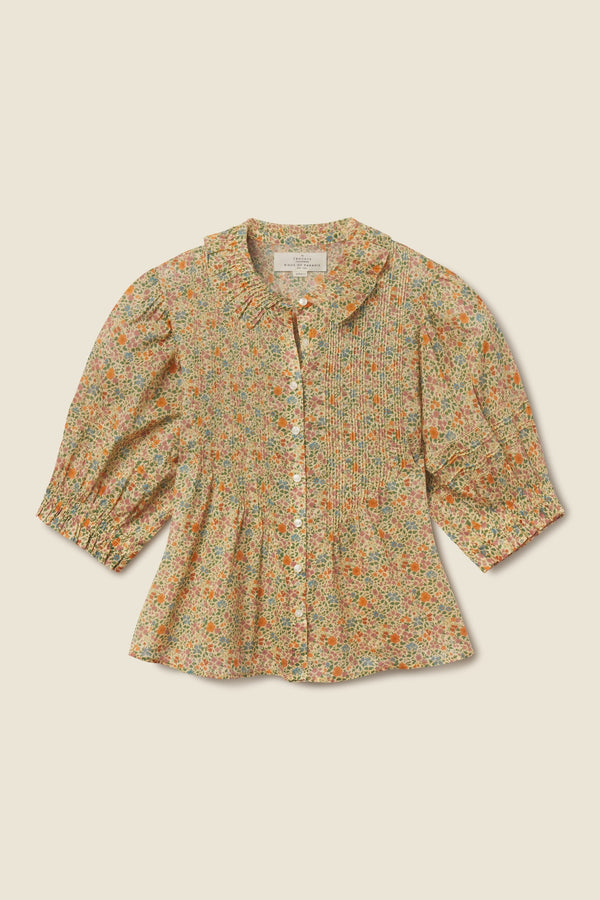 Trovata Jess blouse in Gardenette, cotton