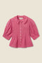 Jess Blouse Rosehip Gingham