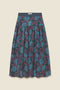 Lydia Skirt Midnight Trellis