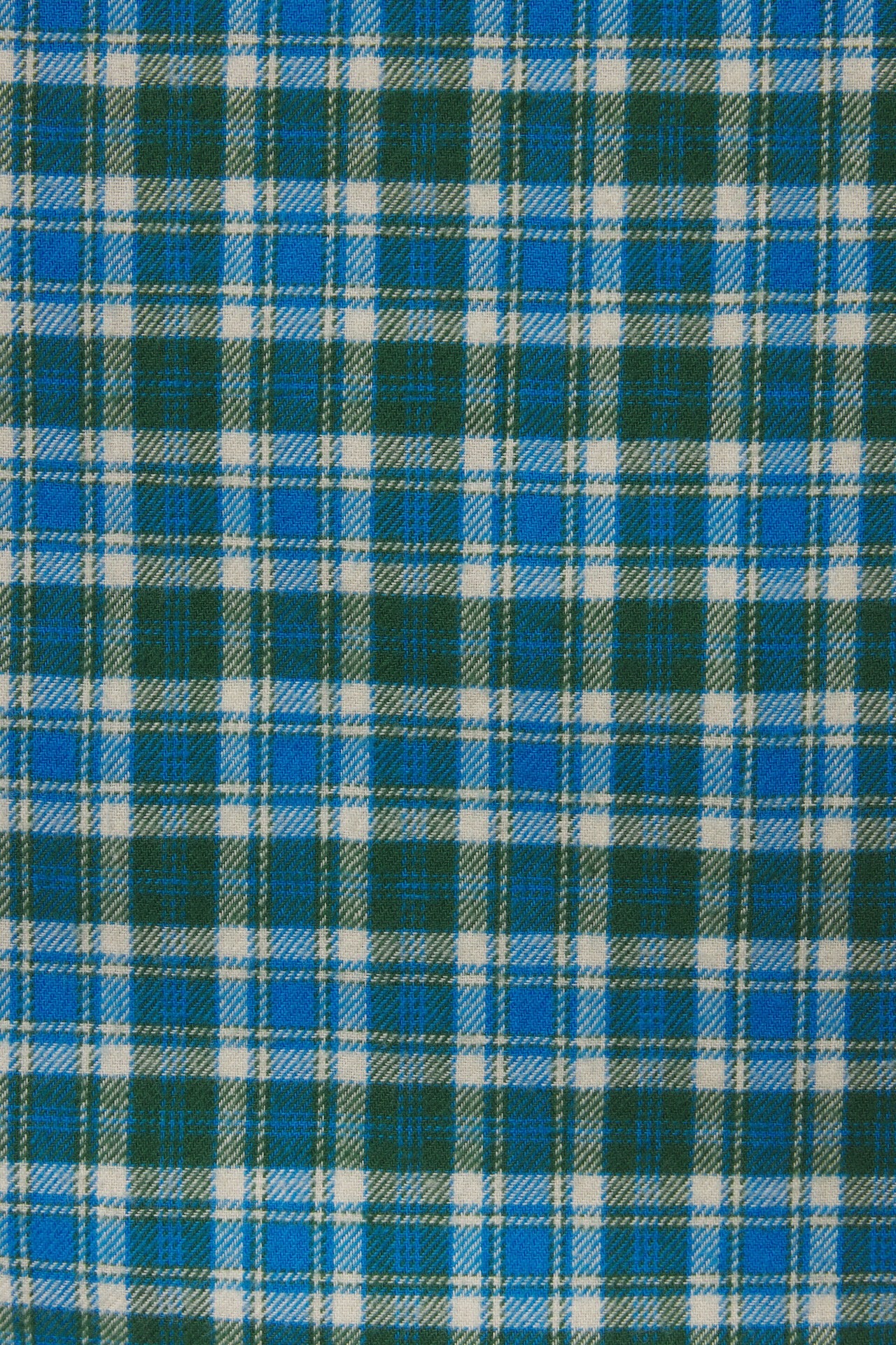 Trovata Fogline Plaid fabric swatch, cotton