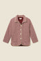 Ginny Quilted Jacket Mahogany Check